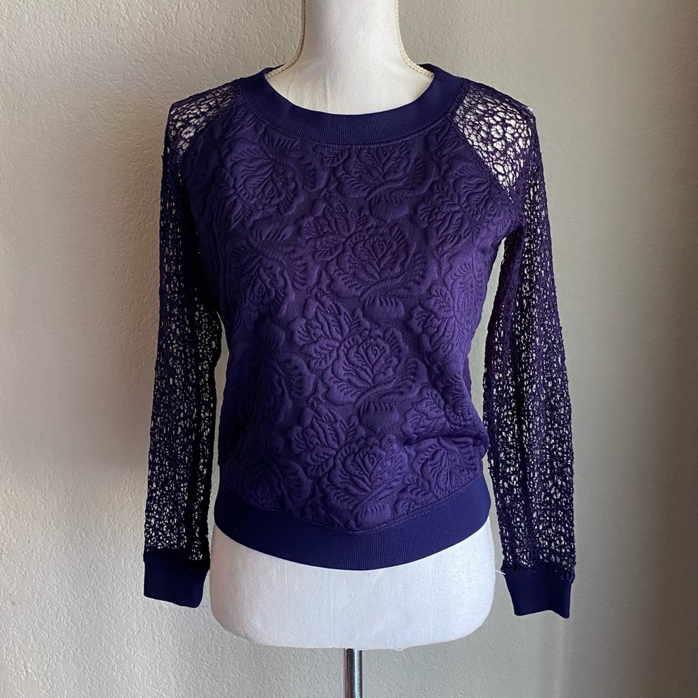 Purple Lace Women's Sweatshirt
